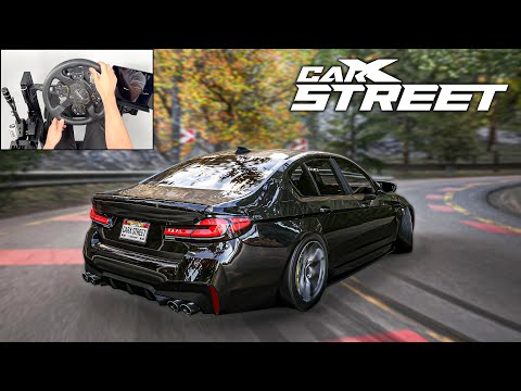 BMW M5 F90 Mountain Drift | CarX Street | Steering Wheel Gameplay