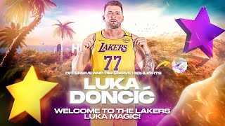 Luka Dončić FULL OFFENSIVE/DEFENSIVE HIGHLIGHTS ~ "Welcome to LA!"