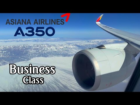 BUSINESS  🇰🇷  Seoul to Paris CDG 🇫🇷  Asiana Airlines Airbus A350 !  [FULL FLIGHT REPORT]