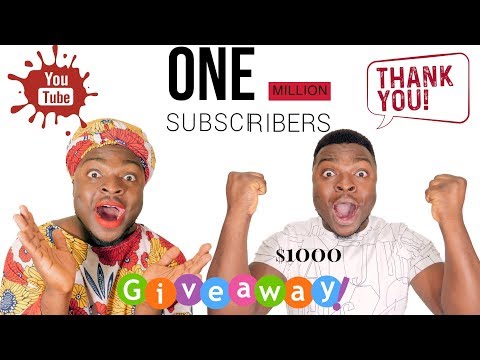 AFRICAN HOME: 1 MILLION SUBSCRIBERS + GIVEAWAY