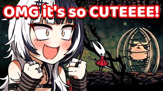 Shiori Can't Handle the Cuteness of Baby Flea in Silk Song (Hololive)