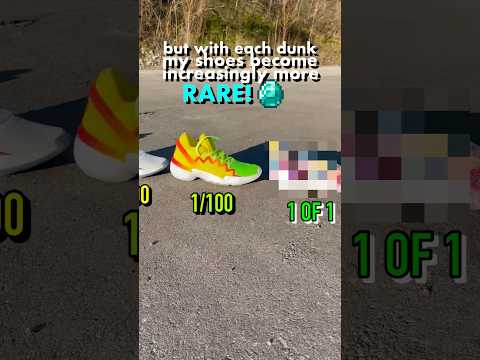 Dunking But With Each Dunk My Shoes Become Increasingly More RARE!