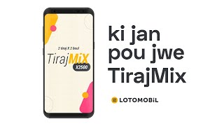 Ki jan pou jwe TirajMix —2 tiraj X 2 boul, sou Lotomobil.