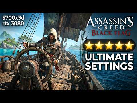 Assassin's Creed Black Flag Resynced 5700X3D | RTX 3080 Benchmark | All Graphics Settings