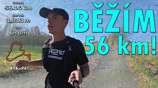 BĚŽÍM 56 KILOMETRŮ!🔥 V kopcích na Valašsku!