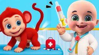 குரங்குக்கு வந்தது காய்ச்சல் - Bandar Ko Bukhar Hai | Tamil Rhymes for Kids | Jugnu Kids Tamil