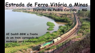 TREM DA VALE - Trem Carregado de Madeiras em Pedra Corrida - MG