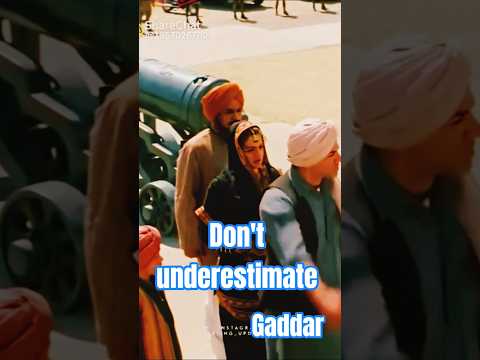 Don't underestimate 💥 the power off ☠️ sunny deol | Gadar2 movie 👿 #shorts #trending #viralvideo #1k