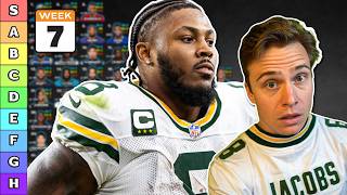 Week 7 Running Back Rankings & Tiers