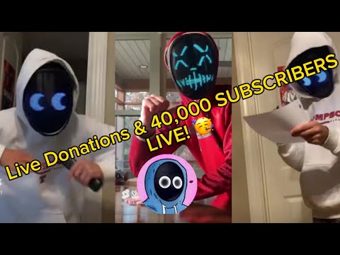 Live Donations & 40,000 Subscribers Live! 🥳