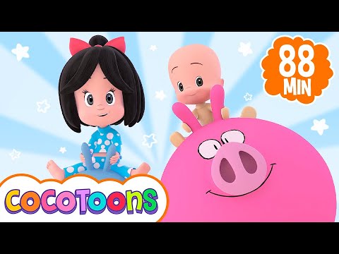 Na fazenda do meu tio e mais musicas infantis de Cleo e Cuquin 🐮 Cocotoons Brasil