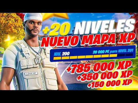 ¡MAPA de XP! Como SUBIR RAPIDO de NIVEL en Fortnite Capitulo 6 MAPA XP, BUG XP, MAPAS XP FORTNITE