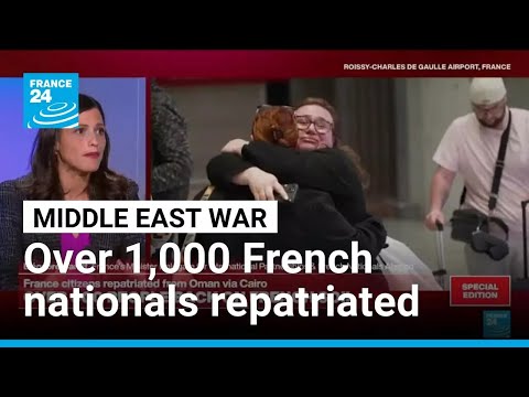 Over 1,000 French nationals repatriated from Gulf since start of war • FRANCE 24 English
