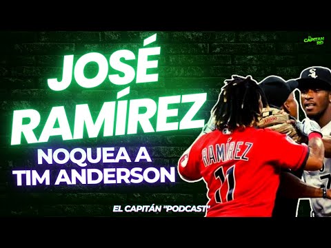 José Ramírez nocaut a Tim Anderson en pelea de MLB