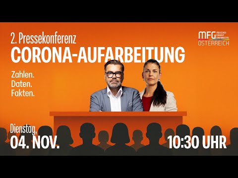 Pressekonferenz zur Corona Aufarbeitung mit Tom Lausen und Dagmar Häusler