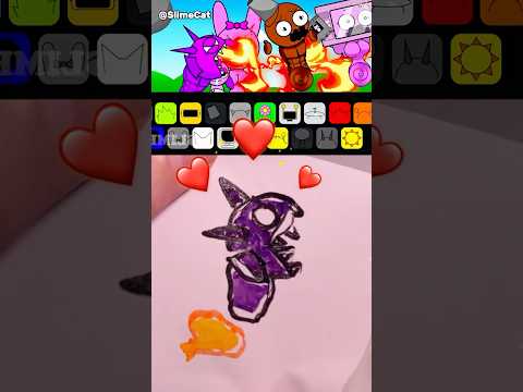 I made the Sinner Kiss Edition mod of Durple X Brud and their baby  with a Water Painting Pen