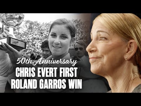 Chrissie Evert celebrates the 50th Anniversary of her first Roland Garros title 🇫🇷 🏆