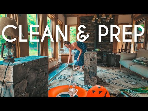 Clean & Prep the House for Summer 🎃🍍 Summerween Haul & Game Night Party