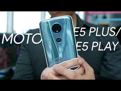 (ENGLISH) Motorola Moto E5 Plus & E5 Play hands-on