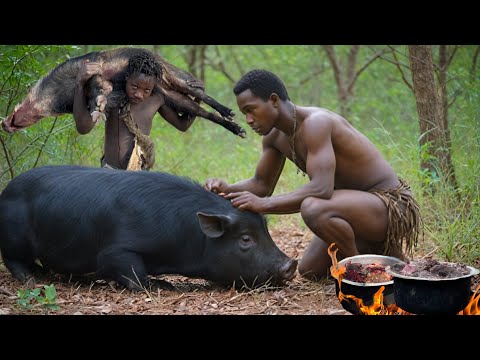 Hadzabe Culinary Secrets: Bush Pig Cooking in the Wild