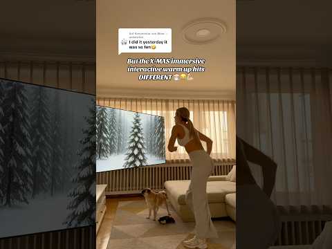 Diese Choreo kann sogar ich ๐๐ช๐ผ #immersiveinteractivewarmup #warmup #warmupexercise