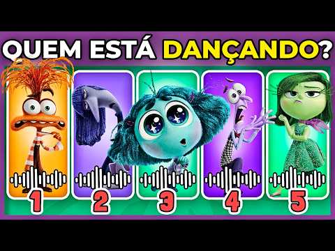 😨🤬🤢 DIVERTIDA MENTE | QUEM ESTÁ DANÇANDO? | Inveja | Ansiedade | Alegria | Bing Bong #quiz #macaquiz