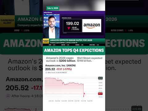 Amazon tops Q4 earnings expectations, forecasts over $200 billion in capex for 2026. 💸