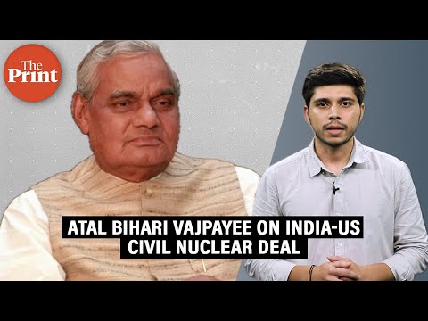 Limits on nuclear programme today will tie our hands in future: Vajpayee on India-US deal