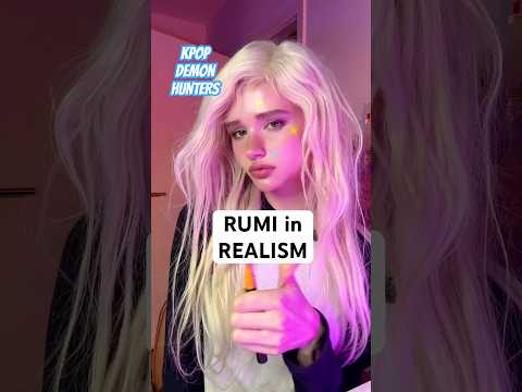 OMGG I DREW RUMI from KPOP Demon Hunters in REALISM and i CAN‘T stop STARING! 😭🥹 | JULIA GISELLA