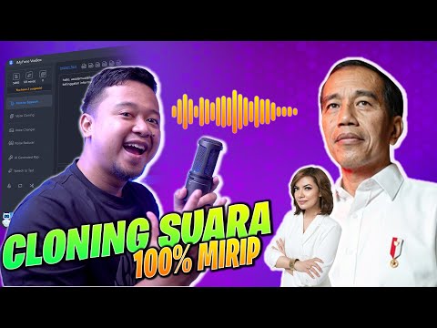 100% MIRIP BANGET! Cara Cloning Suara Dengan AI 2024