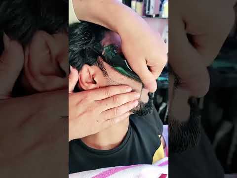 ازاله شعر الوجه بالشمع 😂 #viralvideo #explore  #fun #barbershop #comedy  #funny #اكسبلور #foryou