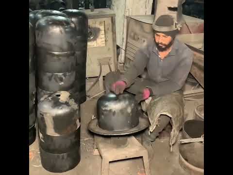 Incredible Process of Making Lpg Gas Cylinder  #shorts