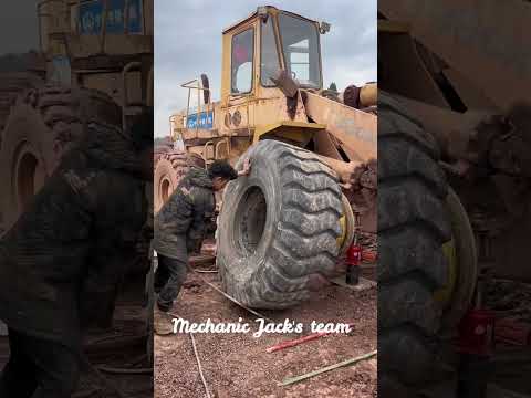 Wheel Loader Tire Replacement 1