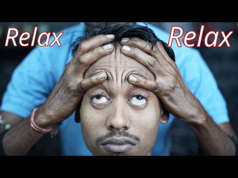 Indian Old School Style Head Massage With Neck Cracking For Your Deep Sleep | ASMR Head Massage