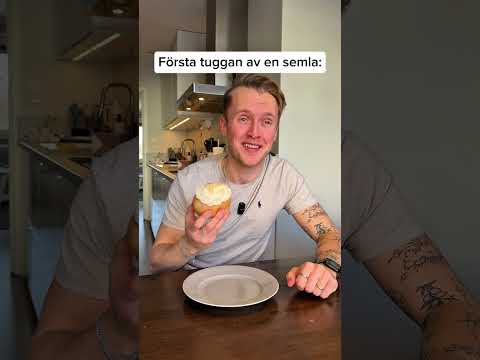 Sista tuggan är alltid värst 😵‍💫 #relaterbart #humor #winsentw #semla #fettisdagen
