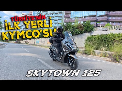 Türkiye'nin İlk Yerli Üretim Kymco'su! Skytown 125