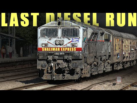 Last Diesel Run Shalimar Express | Jammu Tawi - Barmer