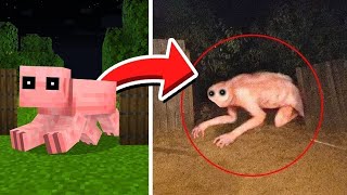 Mobs de Minecraft SI FUESEN CREEPYPASTAS 😱