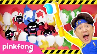 Brush Your Teeth Song 🦷 | Healthy Habit | Super Safeguard Sammy | Pinkfong Official