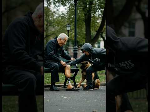 K9 Dog Stops a Thief Who Stole a Man’s Prosthetic Leg 🦿🐕#k9dog #heartwarming #kindness