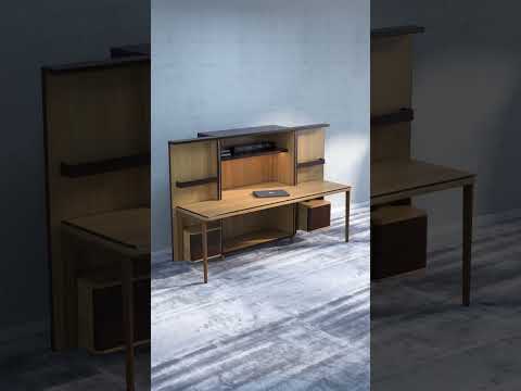 Home Office  DIY Concept Design  You Won't Believe This Desk Hides in a Cabinet! #furnituredesign