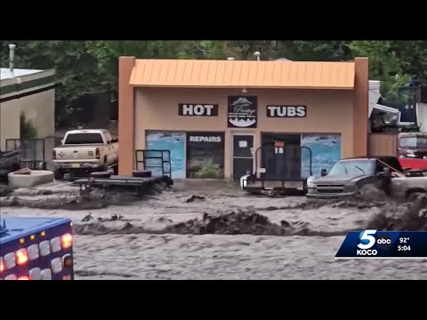 YouTube video thumbnail: Oklahomans Expand Flood Assistance Efforts to New Mexico