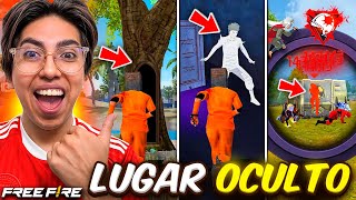 ASI PUDE ir A LOS 3 LUGARES OCULTOS en FREE FIRE 😲