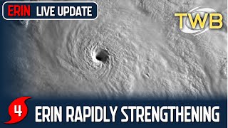 LIVE - Ferocious Hurricane Erin passing the Leeward Islands