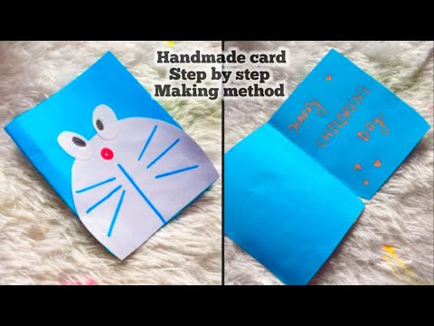 Children’s day card ideas/ Doremon card ideas/ how to make Doremon card