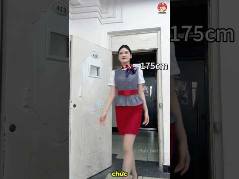 Cao trên 1m75 mới được làm tiếp viên hàng không