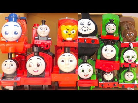 Percy & James toys come out of the box Thomas & Friends