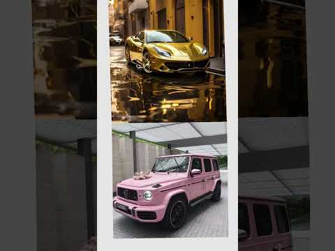 Golden 🪙 Vs Pink 🩷#shorts #fashion #dress 👗#nails 💅#heels 👠#car 🚗#cake🎂 #bag 👛#golden 🪙#pink🩷 #ad