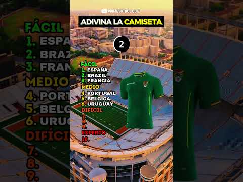 Adivina la Selección por su Camiseta ⭐ #footballquiz #trivia #argentina #francia #mundial #quiz