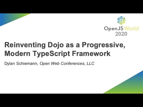 Reinventing Dojo as a Progressive, Modern TypeScript Framework